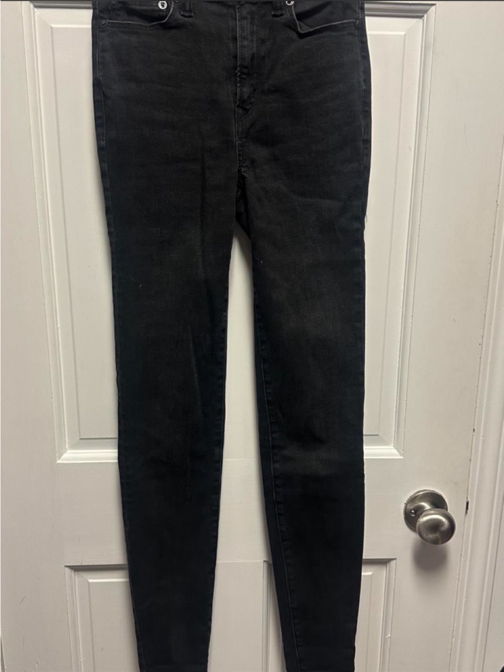 AE Black High-Rise Skinny Jeans XS long